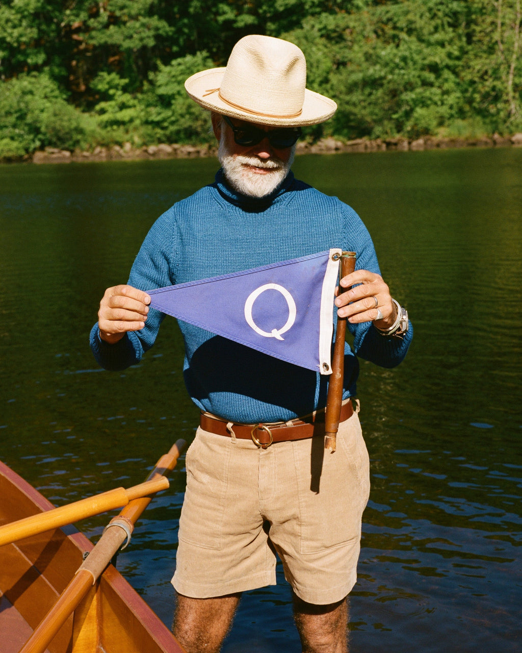 Fisherman's Sweater in Indigo