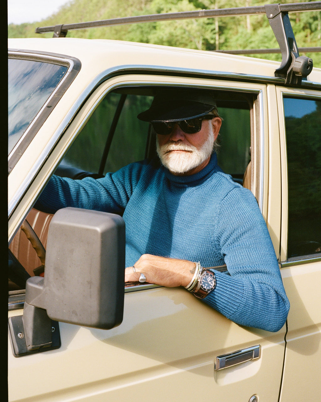 Fisherman's Sweater in Indigo