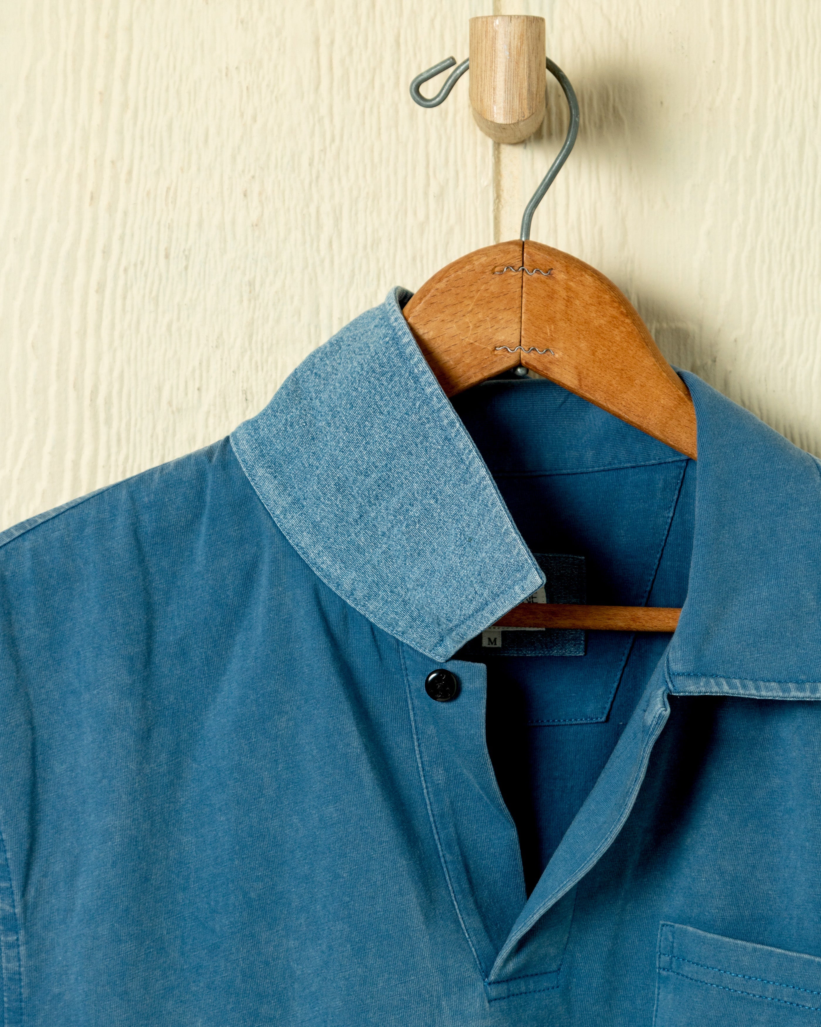 Salt Washed Polo in Atlantic Blue