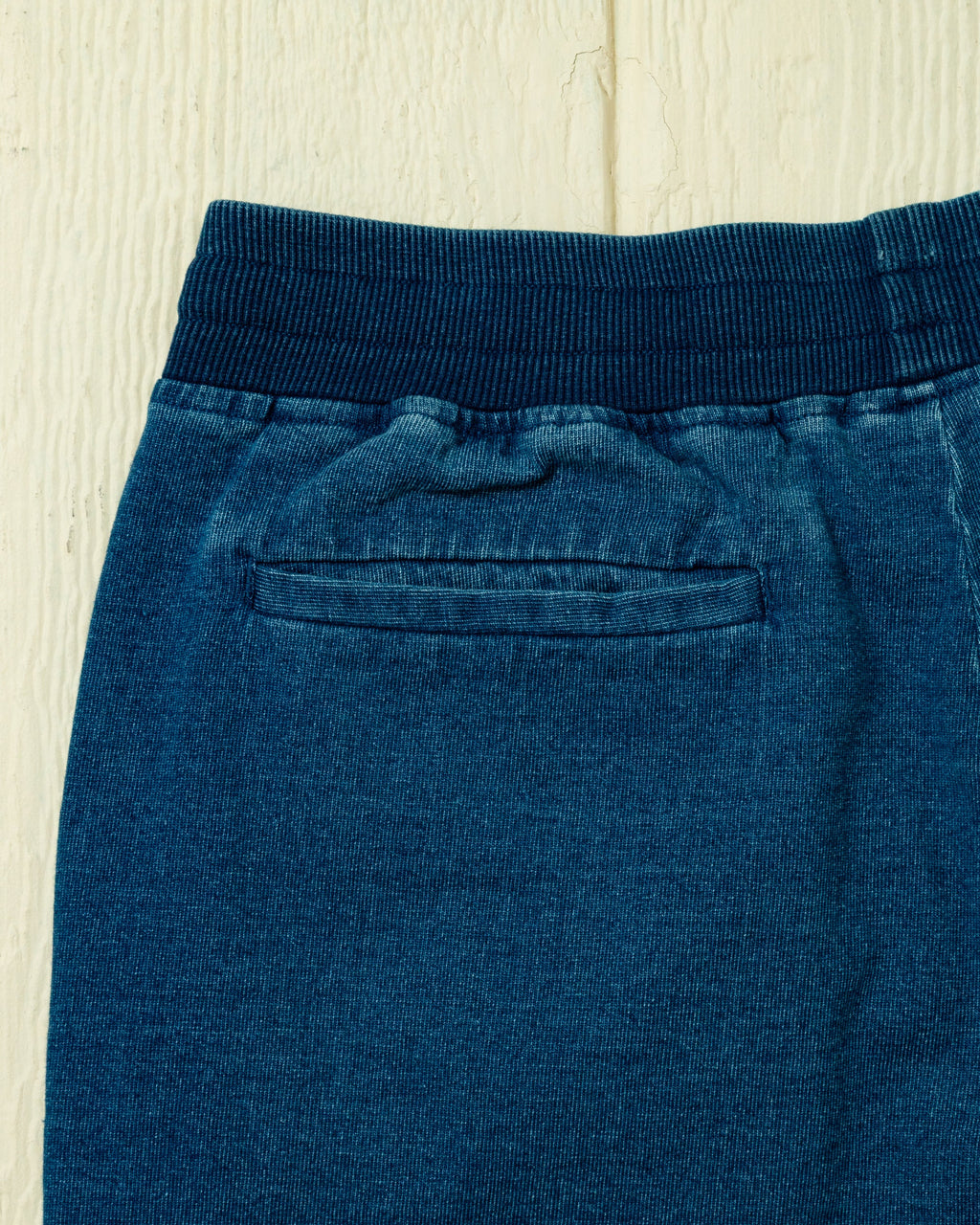 Pant in Dark Wash Indigo Loopback Terry