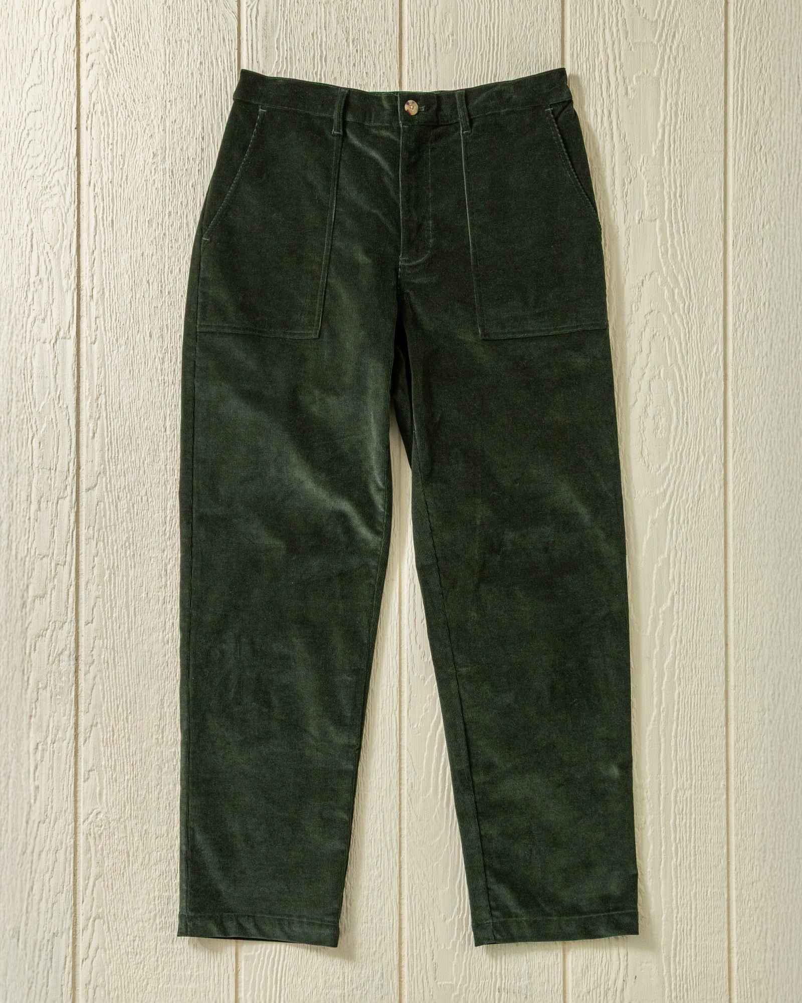 Pant in Olive Corduroy