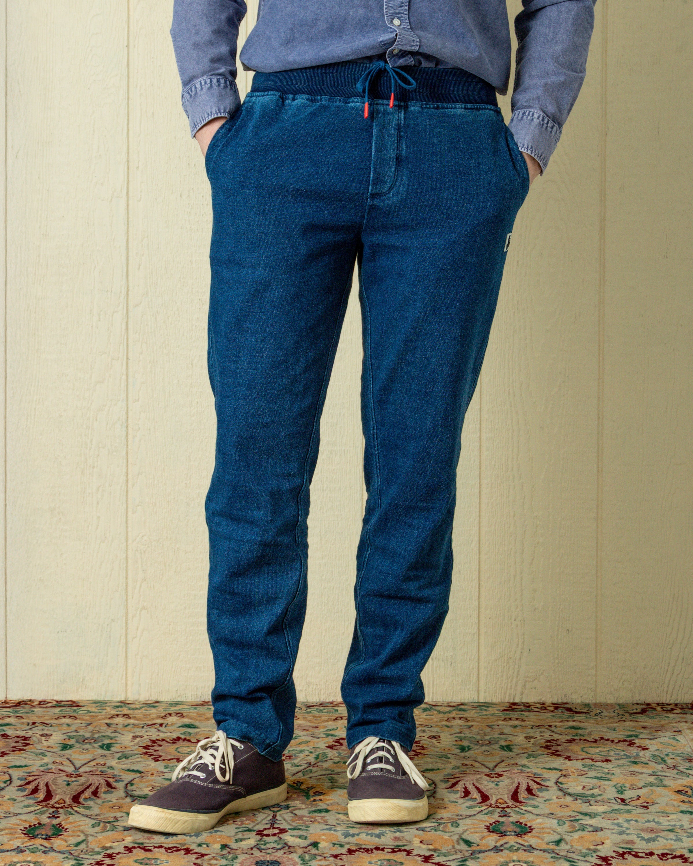 Sweat Pant in Washed Indigo