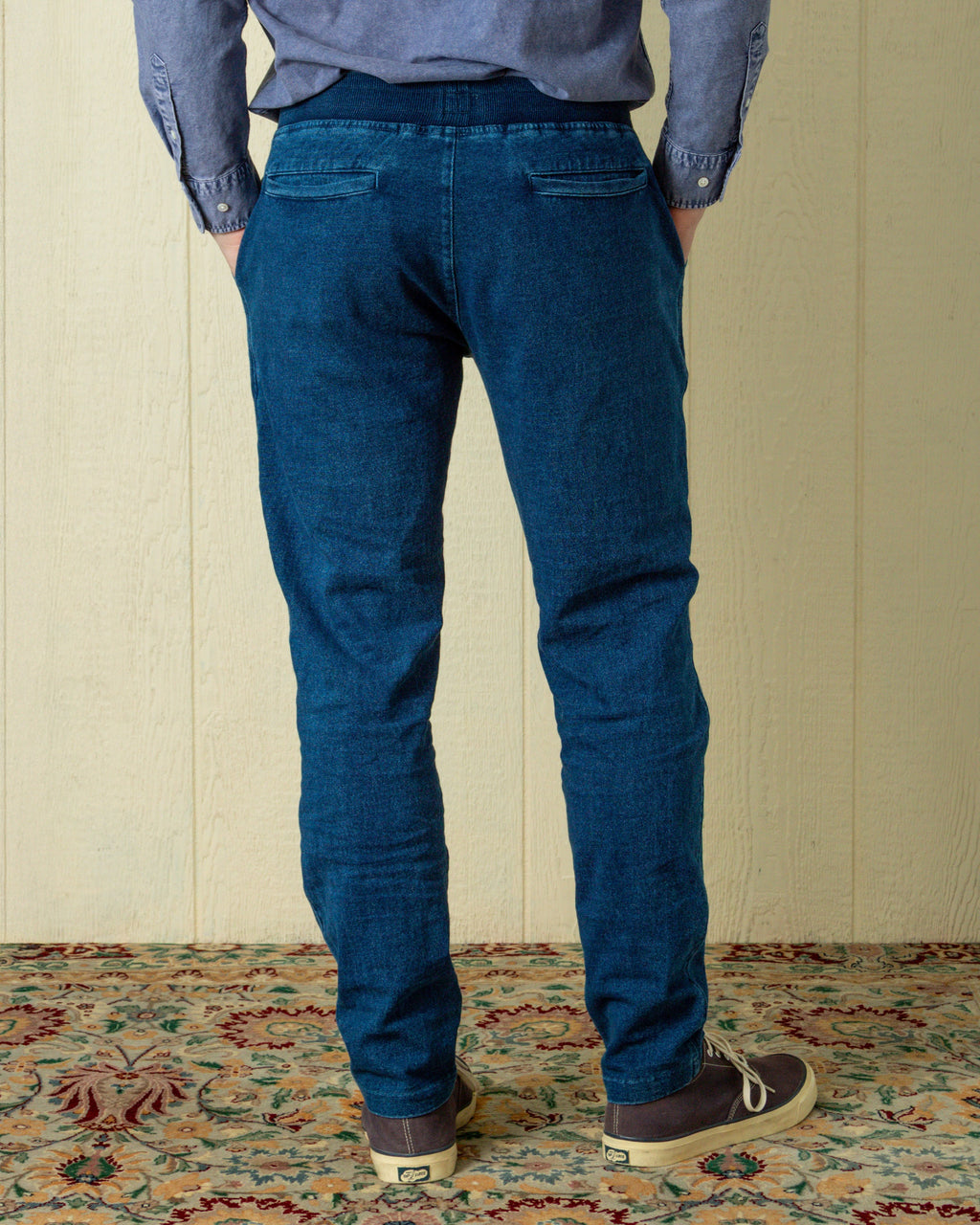 Sweat Pant in Washed Indigo