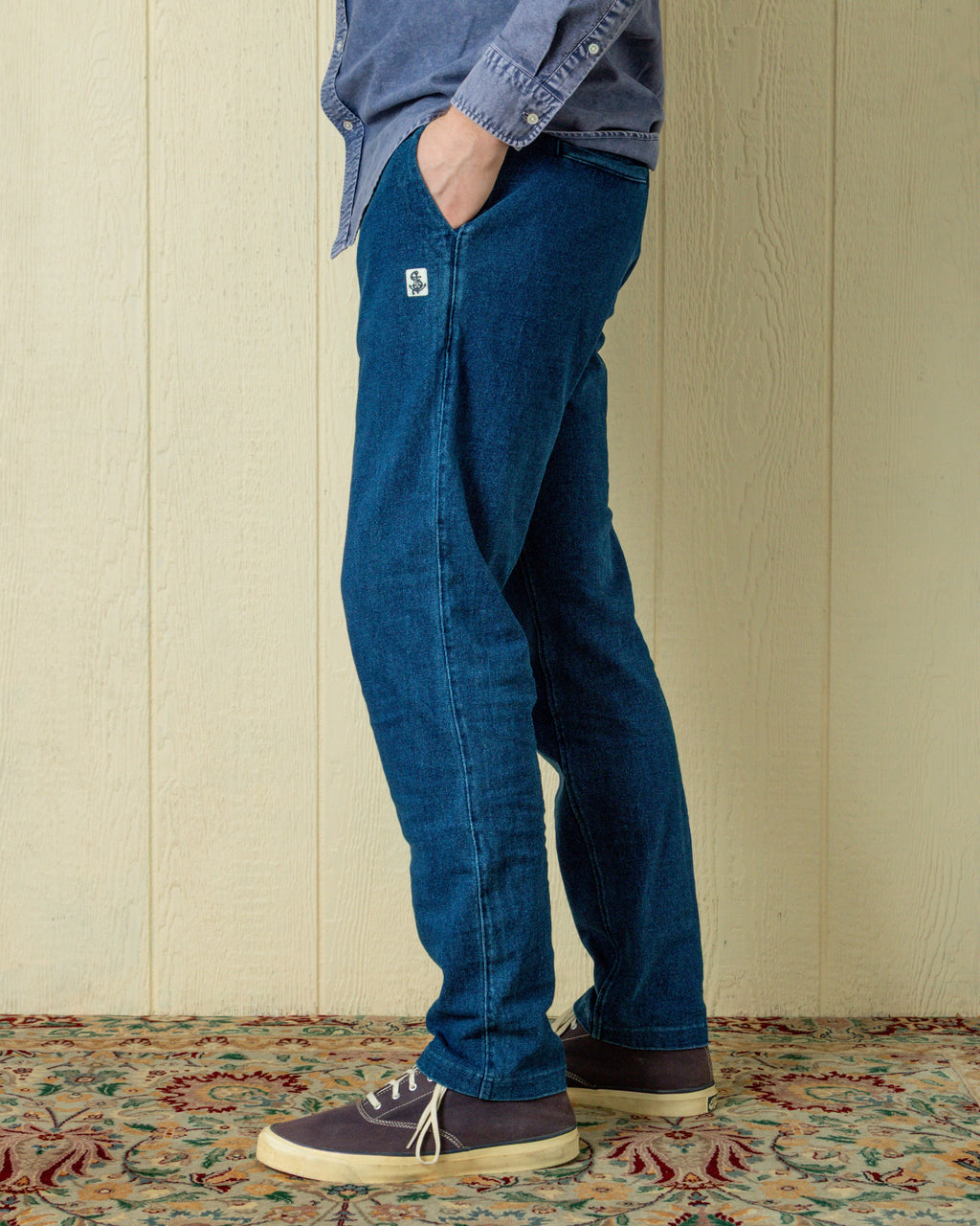 Sweat Pant in Washed Indigo