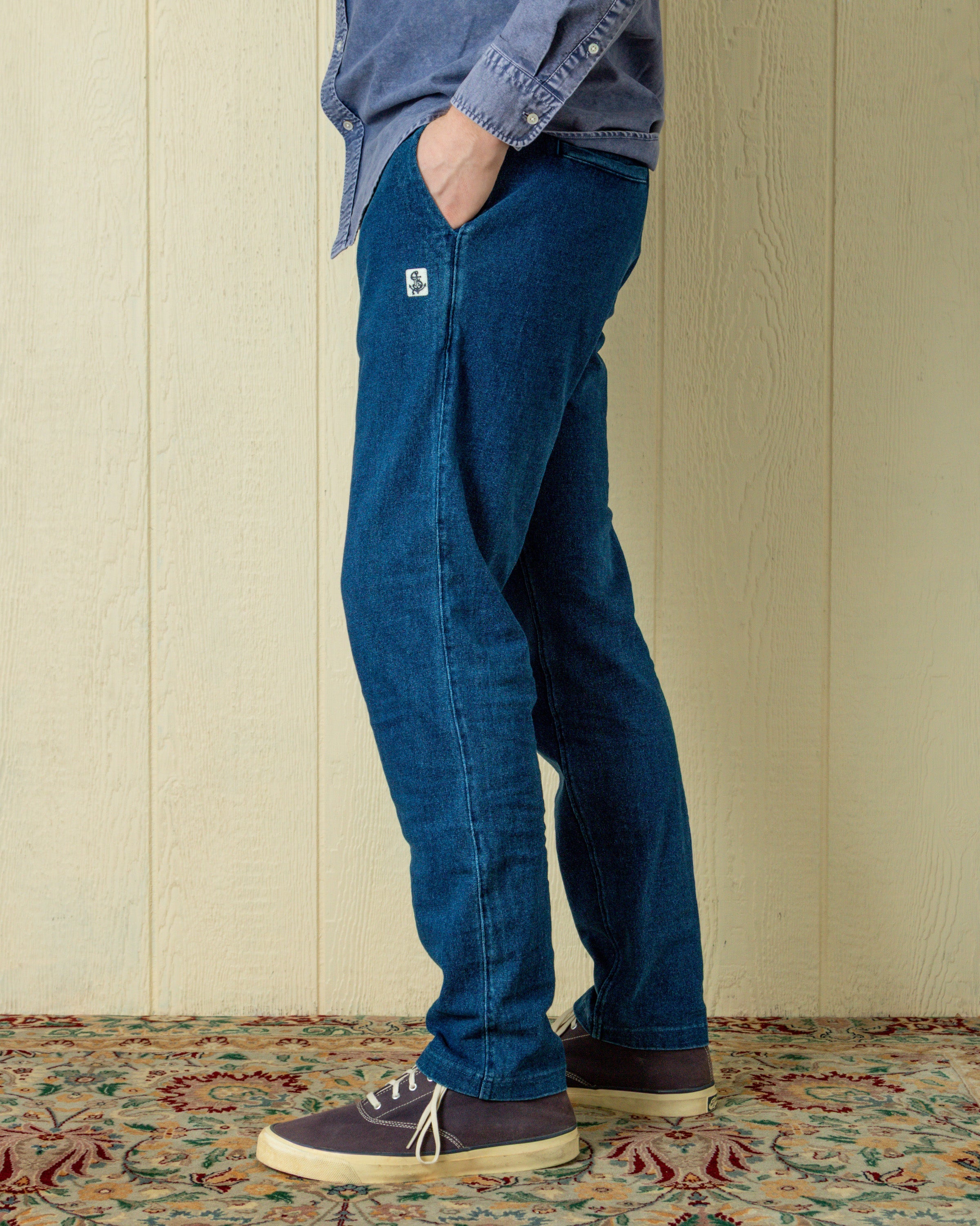 Sweat Pant in Washed Indigo