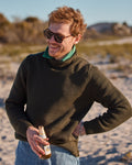 Fisherman's Sweater in Olive