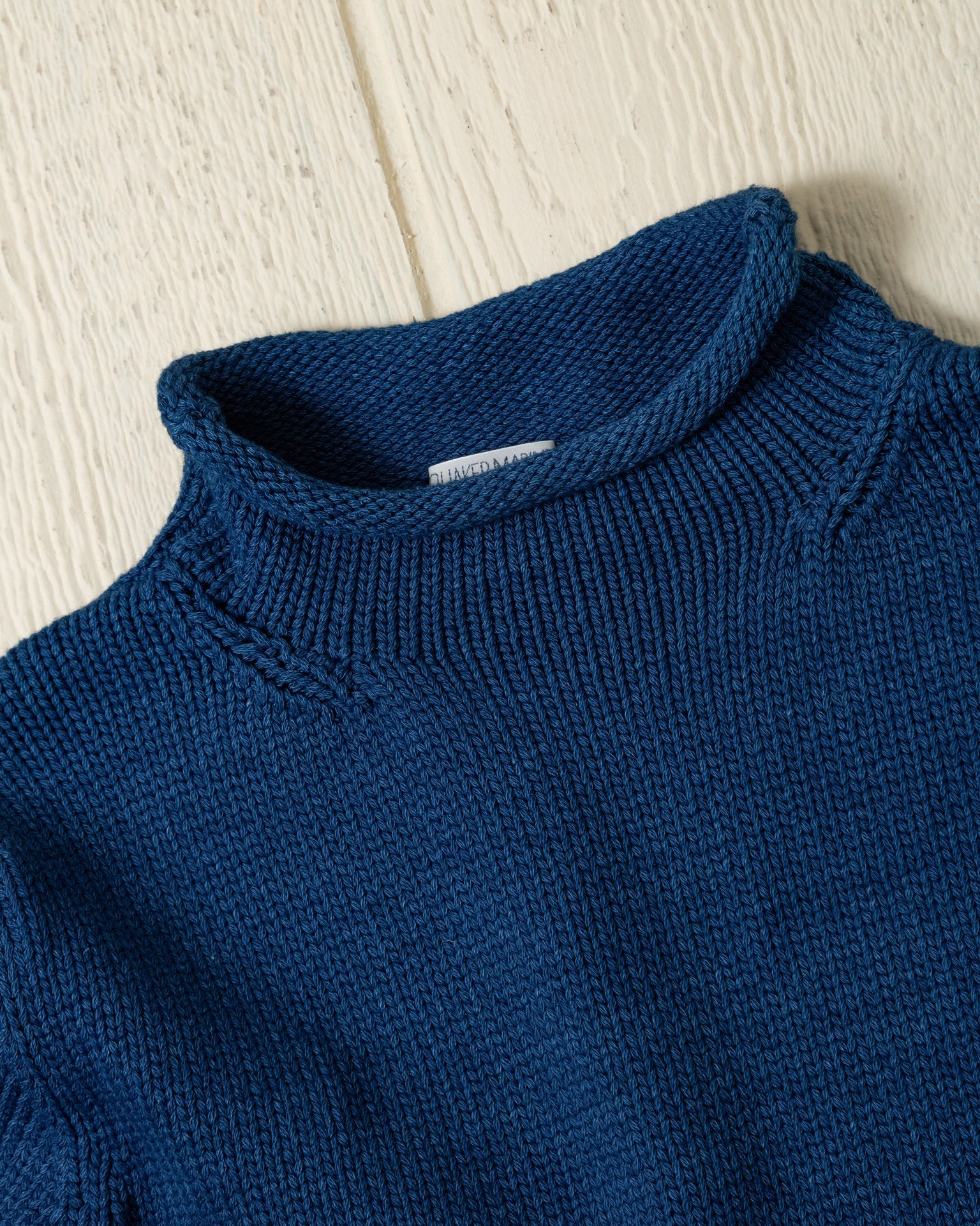 Fisherman's Sweater in Indigo