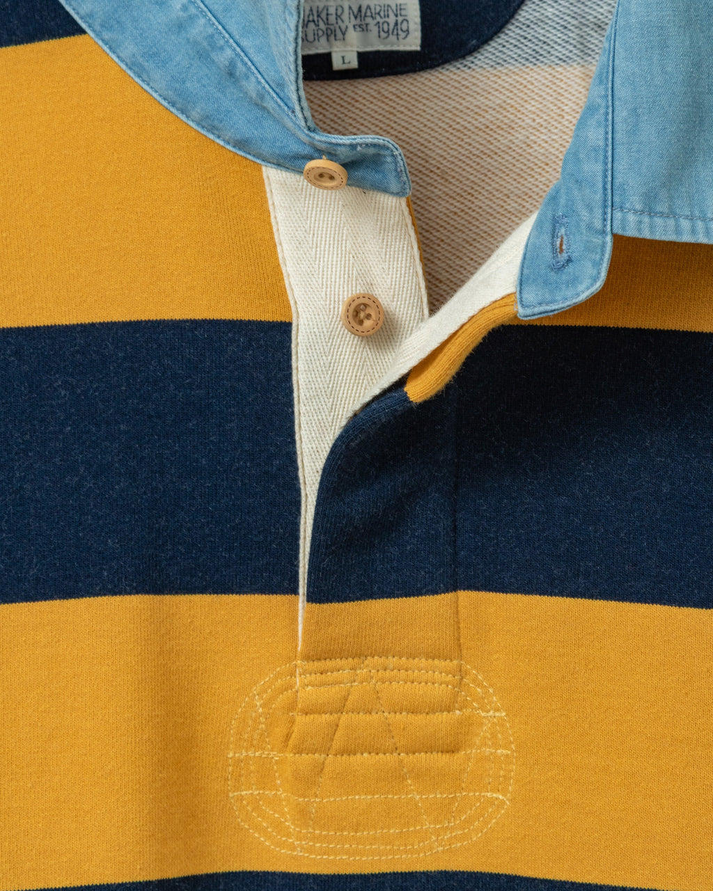 Rugby in Navy/Gold