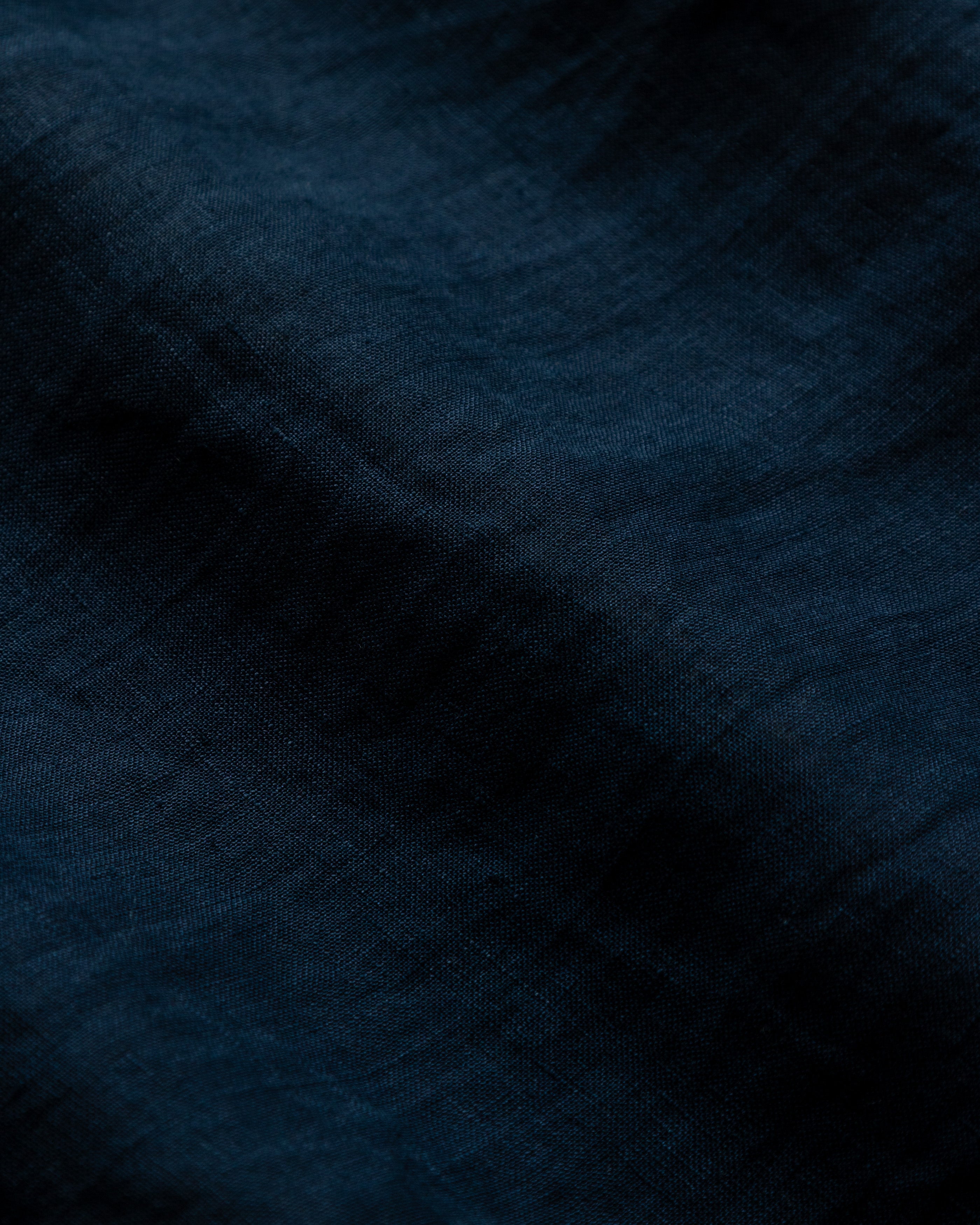 Garment Dyed Linen Shirt in Navy