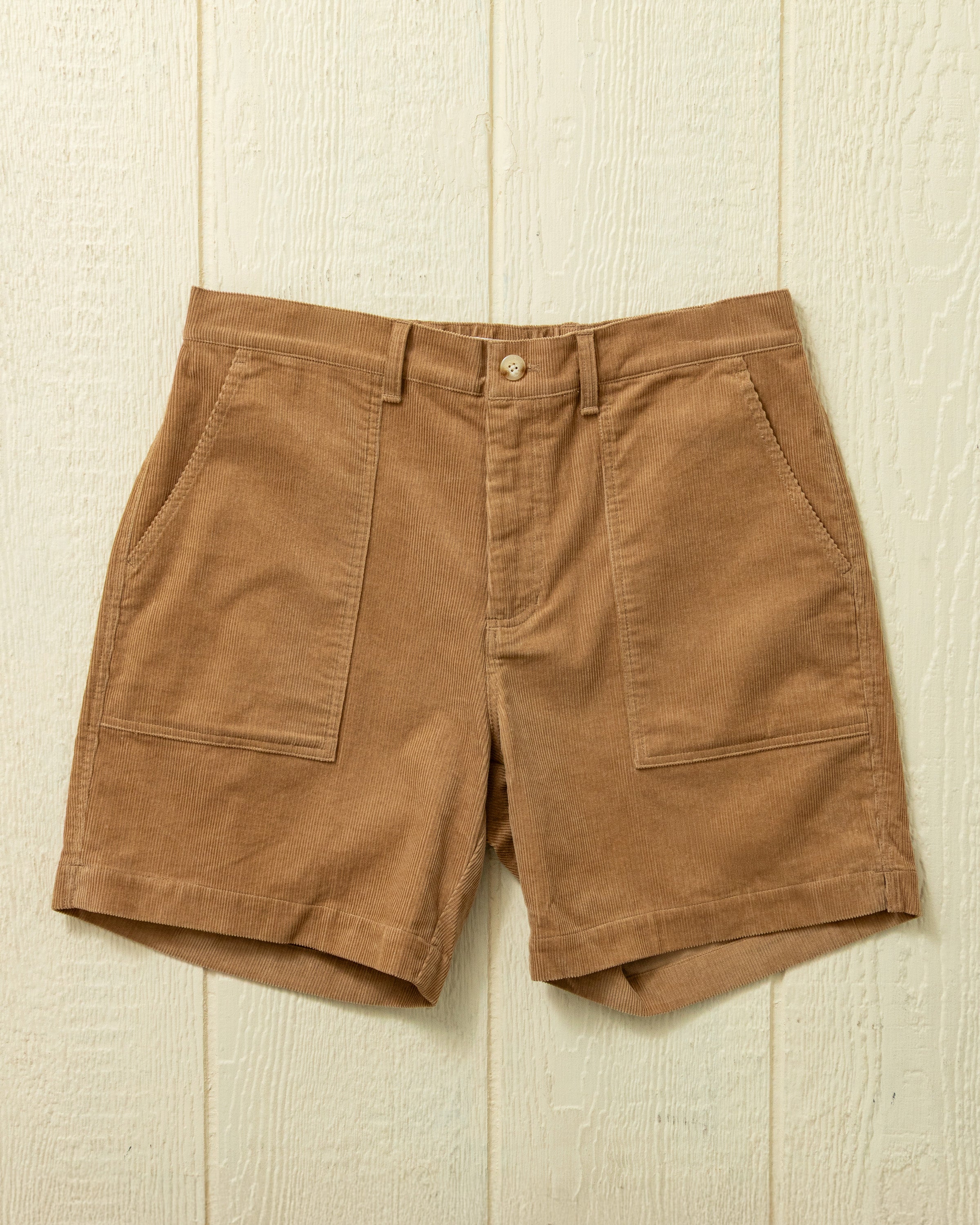 Short in Driftwood Corduroy