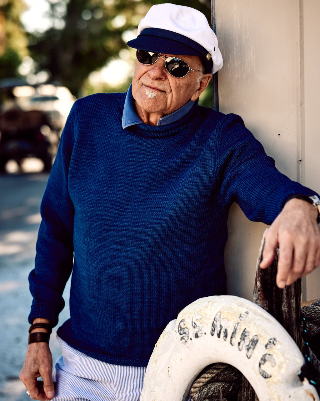 Fisherman's Sweater in Indigo